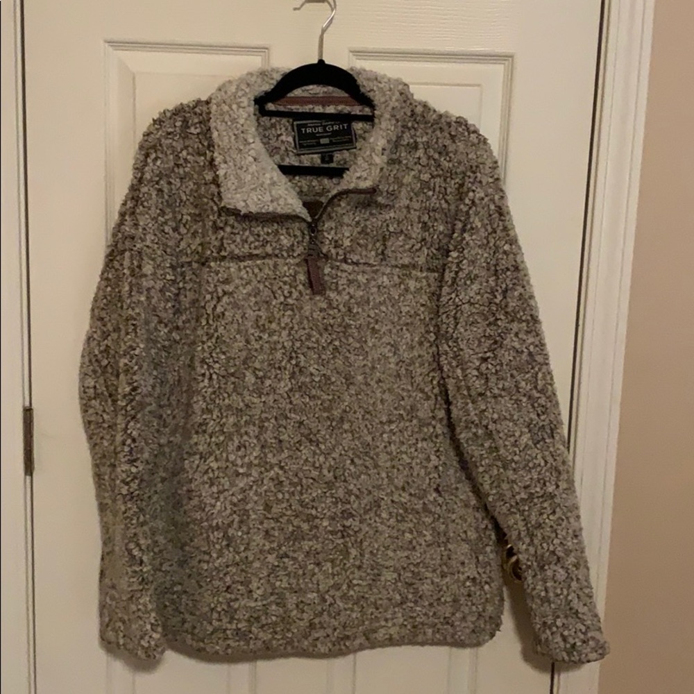 True Grit Frosty Tip Sherpa Pullover